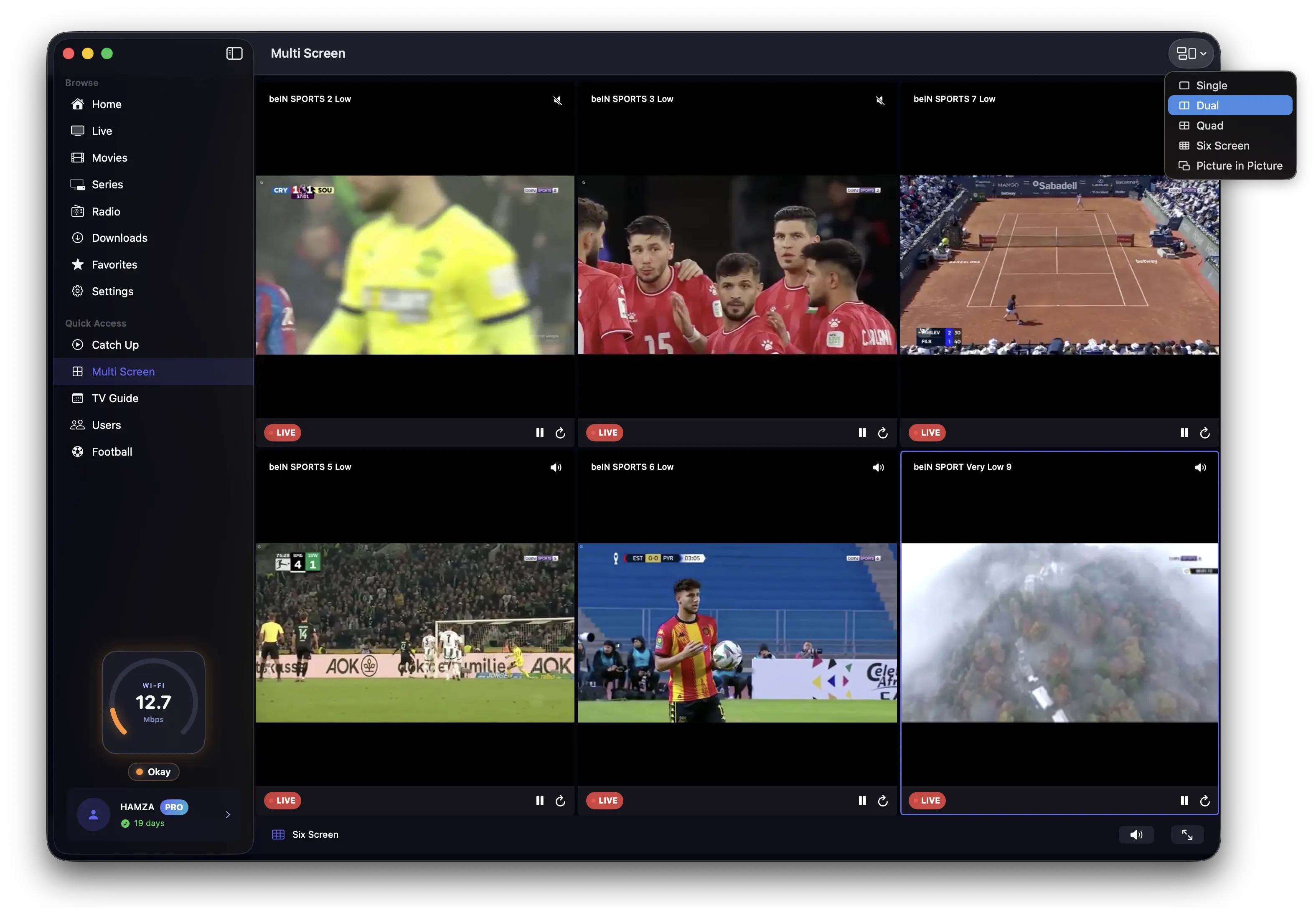 6 Screen Multiview